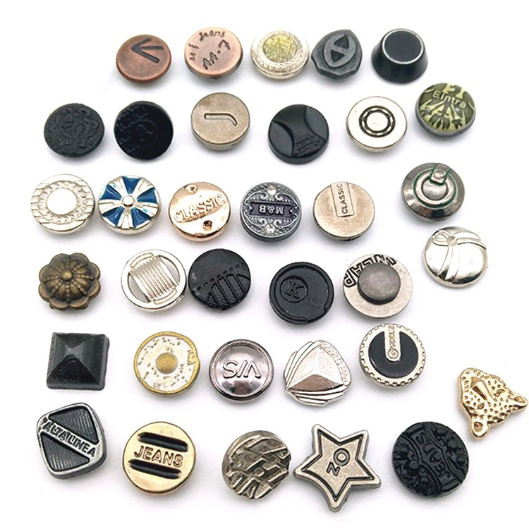 metal rivet buttons