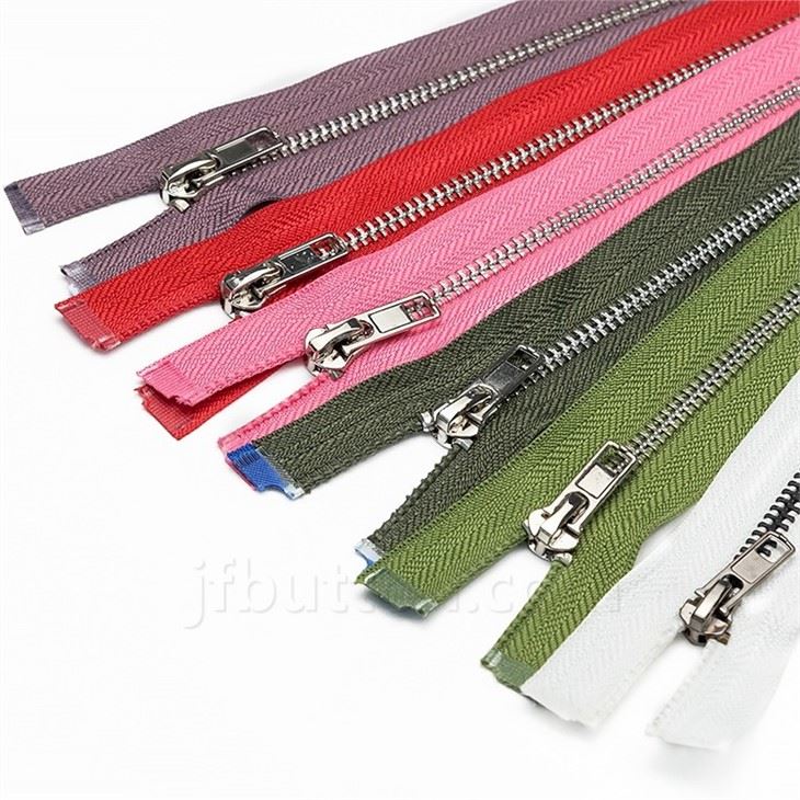 Black Jacket Silver Zipper