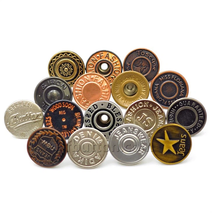 Metal Pants Button