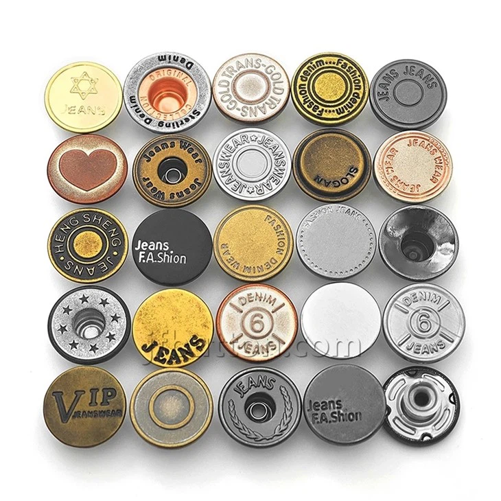 Brass Jean Buttons
