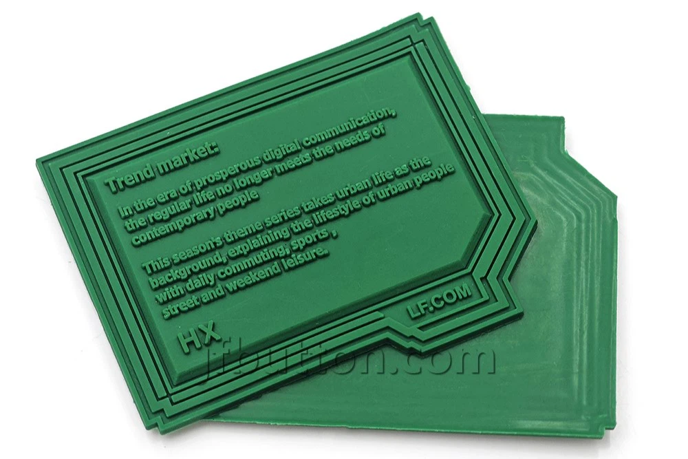 green silicone tag green silicone tag